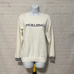 The BUBBLE Pickleball Sweater Sz S